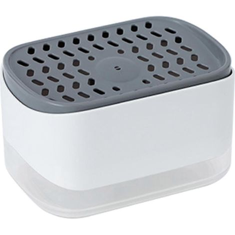 Distributeur manuel de porte-éponge pour lavabo de cuisine/salle de bain (1/5)