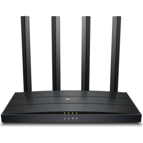 Wi-Fi 6 TP-Link Archer AX17 Router mit 802.11ax Technologie, 10/100/1000 Mbit/s, 3 Ethernet LAN Anschlüsse (RJ-45), Mesh-Unterstützung, MU-MIMO, feste Antenne. (1/4)
