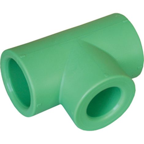 Raccordo a T ridotto 50x25x50mm verde per sistemi Aquatherm 1060050048