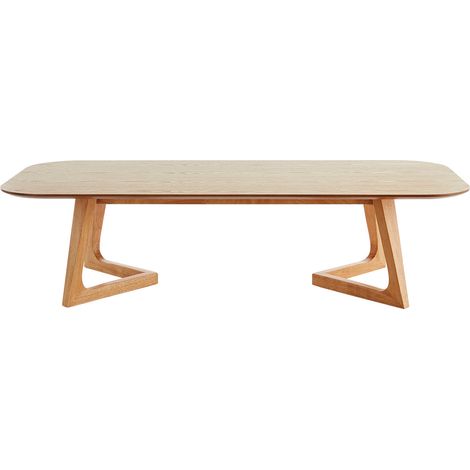 Rechteckiger skandinavischer Couchtisch aus hellem Holz L150 cm JUKE