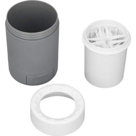 Nettoyeur de Pattes pour Chien et Chat, Tasse de Lavage Portable Semi-Automatique, Gris (1/5)