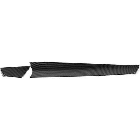 Baguette décorative en deux parties style fibre de carbone pour tableau de bord et console centrale, compatible avec Hyundai Palisade 2019-2020