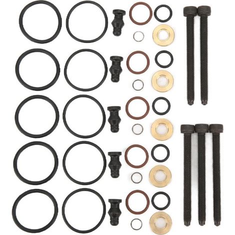 Kit de joints d'injecteur de carburant de voiture avec 5 boulons 038198051B de remplacement pour 2.5TDI R5 128kw 174hp 2003-2010 (1/5)