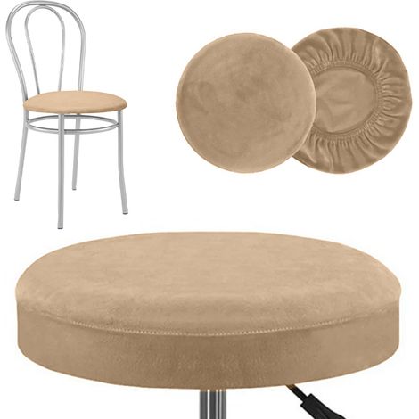 Rivestimento per la seduta della sedia ROUND, VELVET CAMEL