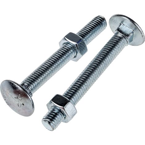 Boulon Acier, , Zingage brillant, M8 x 65mm ( Prix pour Sachet de 50 )