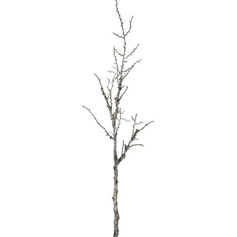 Snowy Winter Woodland Branch - Plastic - H116 cm - White