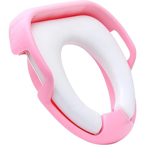 Réducteur de toilette portable pour enfant avec anti-éclaboussures, siège bébé antidérapant pour voyages et apprentissage (1/5)