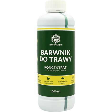 Colorant vert pour gazon 1000ml concentré NANOPIGMENT