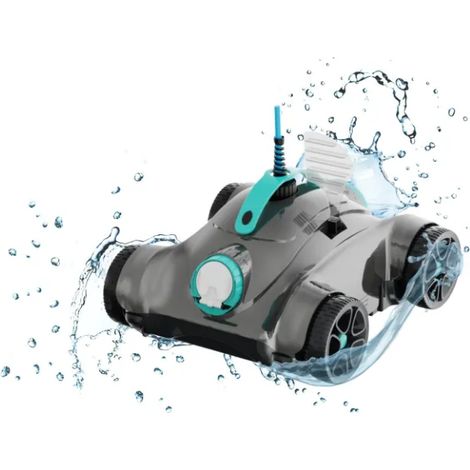 Bestway – Robot de piscine autonome pour piscines jusqu'à 4 x 7 m – Nettoyage efficace 180 microns – Longueur câble 10 m – Inclinaison 15°