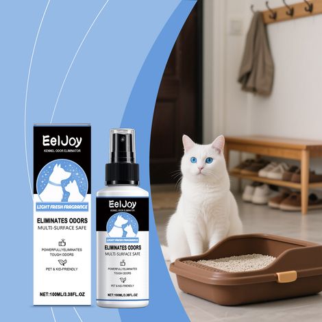 Geruchs- und Fleckenentferner für Haustiere, geeignet für Katzen und Hunde, tägliches Reinigungsspray – 100 ml -- DTEKGAZ (1/5)