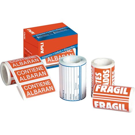 Etiquetas apli contiene albaran 50x100 mm rollo con 200 unidades (1/3)