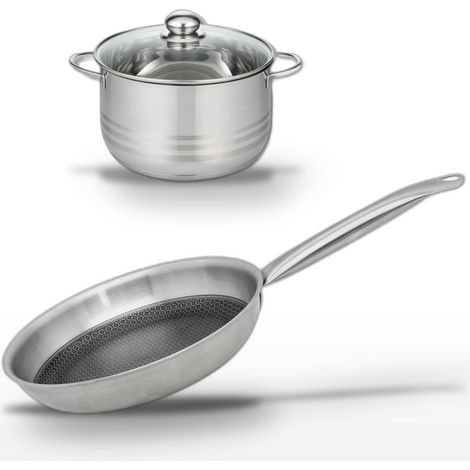 Lot Poêle 28 cm & Faitout 20 cm Elo Relief Solution (1/5)