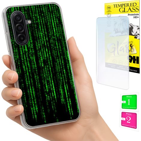 Custodia per Samsung Galaxy A17 5G, cover fotografica, cover posteriore + vetro 9H (1/5)