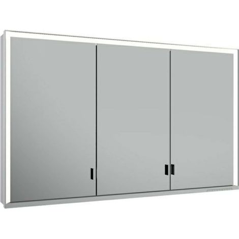 Keuco - Spiegelschrank mit LED-Beleuchtung, 120x74x17 cm, Aluminium 14305172301ROZ1 (1/5)