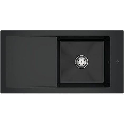 VB Einbauspüle Timeline 60 679001 1000x510mm Rechteck Pure Black