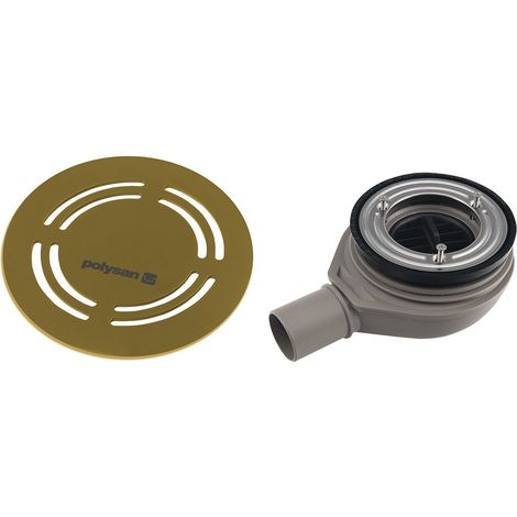 FLEXIA Déchet de plateau de douche Ø 90mm, DN40, tapis d'or