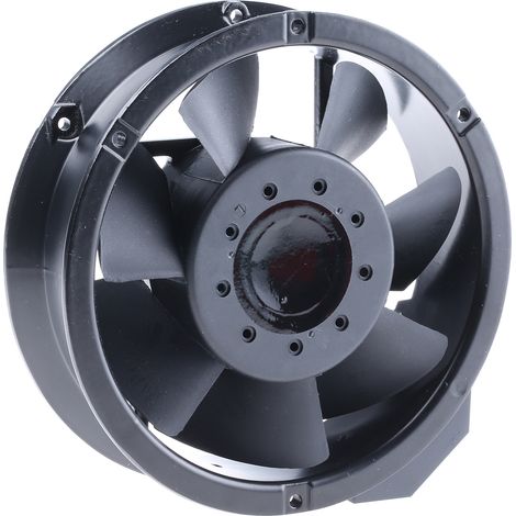Ventilateur axial RS PRO 115 V ac, 399.3m³/h, 172 x 51mm, 35W, Dia. 172mm ( Prix pour 1 )