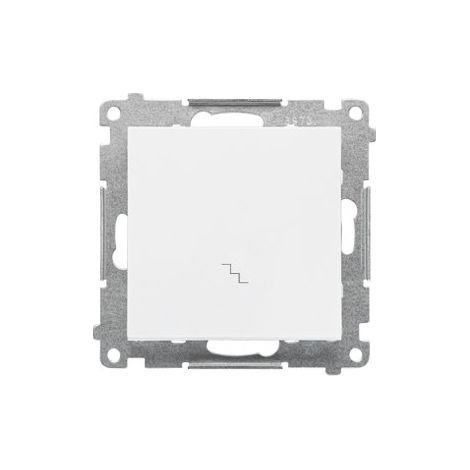 Interruptor de escalera (módulo) 10 AX, 250 V, conectores rápidos: Blanco mate, SIMON55