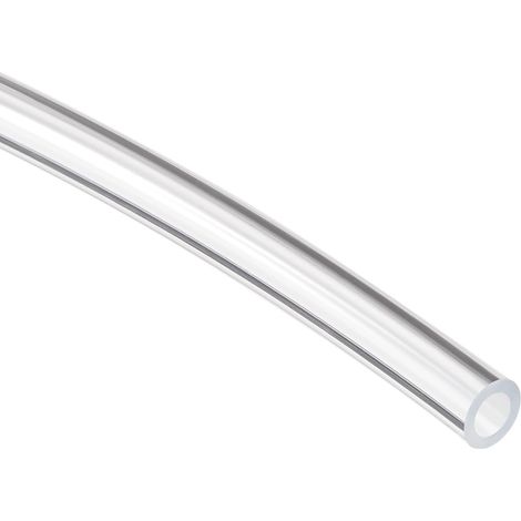6mm x 8mm Transparent Vinyle Tube Plastique Flexible Tuyau Tube (1/4)