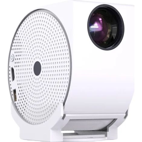 Projecteur à cardan intelligent 4K haute définition (norme européenne blanche) à 360° pour cinéma. (1/5)