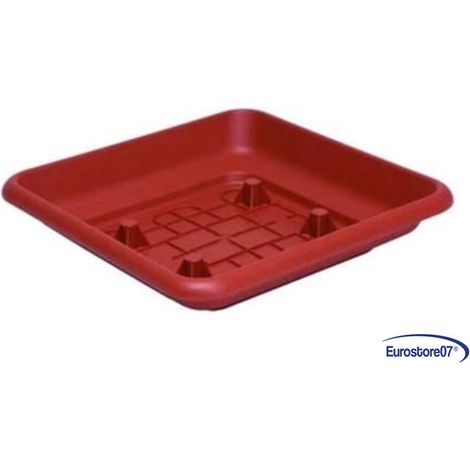 SOTTOVASO QUADRO LAURUS in plastica -  per  VASO DA  45 CM     FER 289764 (1/3)