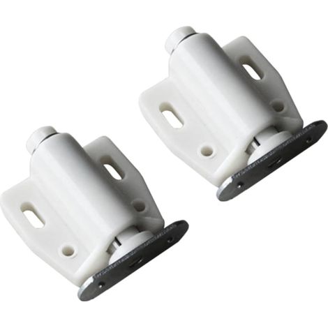 6pc Butoir de Porte Magnétique en Abs pour Portes D'armoire et Placards, Installation Facile, Design Épuré, pour Bureau et Garage (1/5)