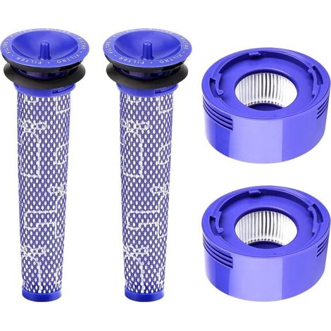 Lot de 4 Filtres Rechange pour Aspirateur Sans V7, V8 Animal et Absolute (1/4)