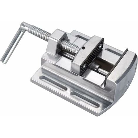 Etau Perceuse Colonne, Ouverture de 2,5" Alliage D'aluminium Étau d'établi avec tige de Guidage pour Électriciens et Outils de Travail du Bois (1/5)