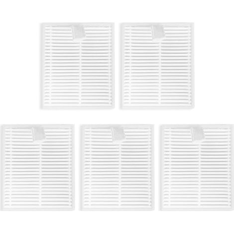 Lntyq Lot de 5 filtres de rechange réutilisables et lavables pour aspirateur Roomba pour aspirateur robot essentiel (1/5)