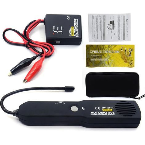 Testeur De Rupture De Fil De Voiture, Traceur De Cable Electrique Em415pro Dc 6-42 V, Traceur Cable, Detecteur Coupure Fil Robot Ton (1/5)