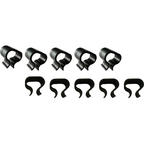 Lot de 10 clips fixation pour mobilier jardin en résine tressée (1/5)