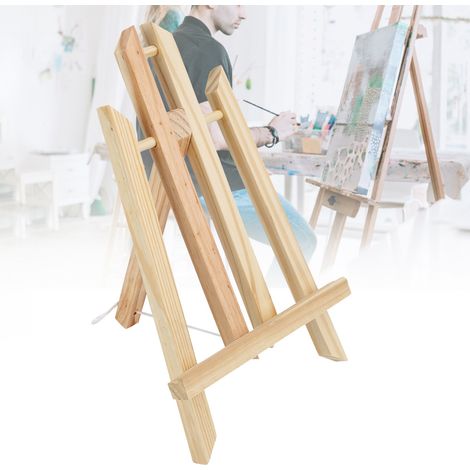 Chevalet de bureau, chevalet pliant en bois de hêtre, support pour album photo, trépied, support pour tablette, présentoir publicitaire à monter soi-même