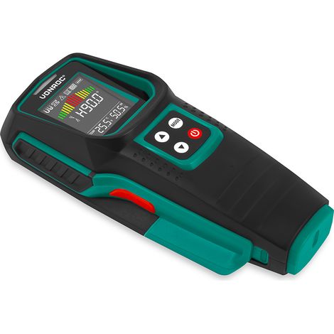 VONROC Détecteur mural – Détecteur multifonction pour montants, métaux, tuyaux et fils sous tension  Écran LCD multicolore (1/2)