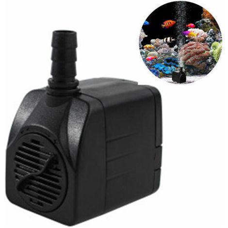Tauchwasserpumpe, verstellbare Mini-Wasserpumpe (45 W), Teich-/Brunnenpumpe, ultraleise Aquariumpumpe, mit 5 Düsen (1/4)