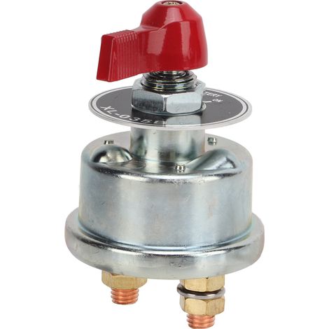 Coupure de batterie 300A 24-48V universel pour voitures, yachts, bateaux, motos – interrupteur à clé de déconnexion, robuste et polyvalent. (1/5)