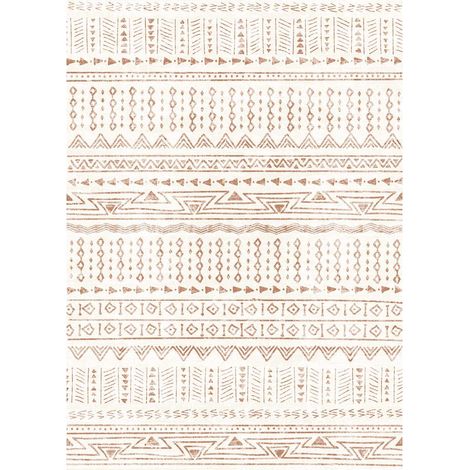 Tapis de sol moderne 5x7 pieds, lavable, antidérapant et résistant, doux pour enfants et animaux, idéal chambre, salon, bureau, beige. (1/5)