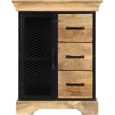 Maison Exclusive - Credenza 60x30x75 cm in Legno Massello di Mango (1/5)