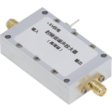 0,01‐4G Rauscharmer Verstärker 40dB Hochverstärkung LNA Hochfrequenzverstärker für UHF VHF GPS Spektrum An