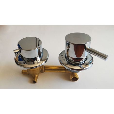 Rubinetteria 3 vie per box doccia RUBVAL3 Value4 interasse 10cm