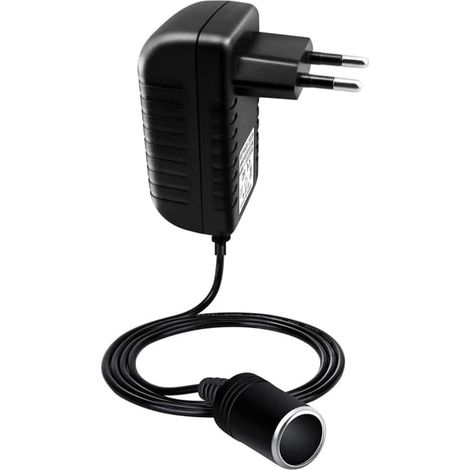 12V 2A 24W Chargeur de Voiture Redresseur Alimentation Convertisseur Tension 220V vers Adaptateur Allume Cigare Prise pour Boite de Refroidissement Voiture,Pompe à Air Aspirateur de Voiture (12V 2A) (1/5)