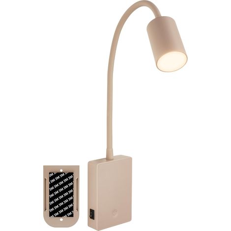 Applique murale LED, sans fil, variateur tactile, recharge USB-C (1/5)