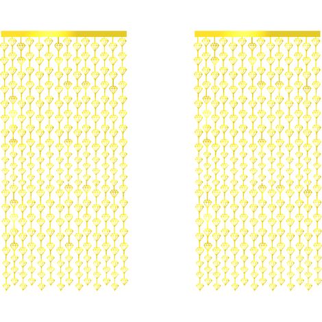 Rideau En Papier Aluminium - 2 Pièces - 100 x 200 cm - Décoration Pour Fête Célébration (1/5)
