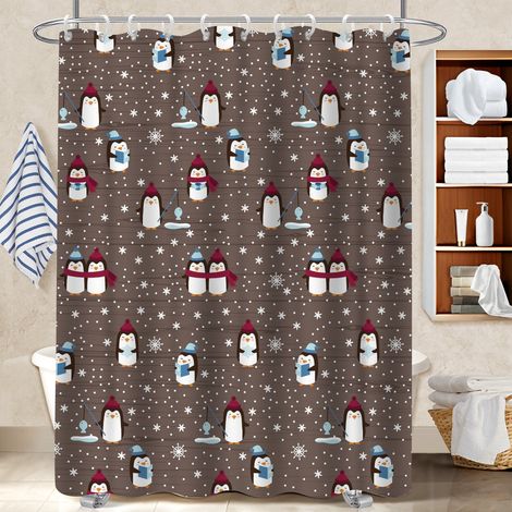 Rideau de douche 180x180 imprimé rideau imperméable pour une déco qui inspire (1/5)