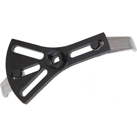 Outil de verrouillage de la bague de pompe à carburant, clé à molette réglable pour bouchon de réservoir de pompe à carburant, accessoires auto et moto (2 mâchoires) Cy (1/5)
