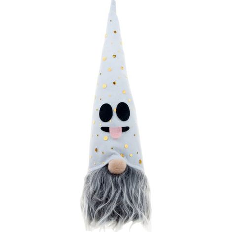 Gnome Halloween - Décoration Luminée Sans Visage - Pour Intérieur Salon Fête - 37 x 10 cm - 1 Pièce (1/4)