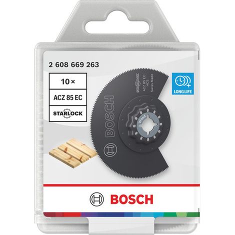 Bosch Segmentsägeblatt ACZ 85 EC Holz, Starlock, 85 mm, 10-tlg.