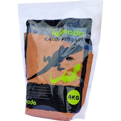 Arena de terracota Komodo CaCo3 - arena comestible para reptiles (1/5)