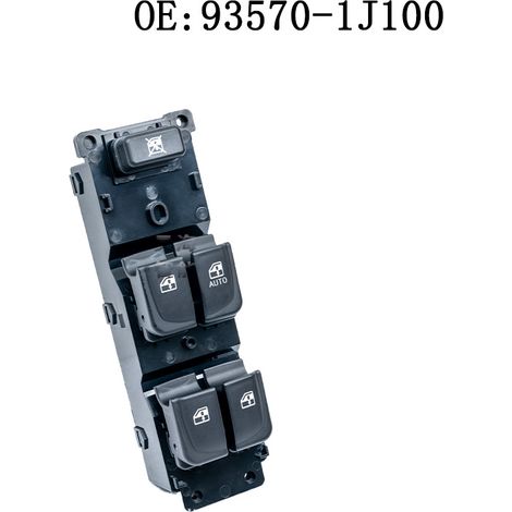 Part number 93570-1J100 is suitable for the window regulator switch on right-hand drive Kia I20 models from model years 2008 to 2013.--DTEKGAZ