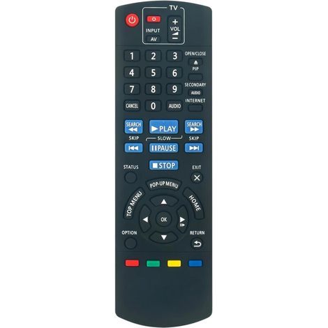 N2QAYB000956 Replacement Remote Control for Panasonic Blu-Ray Player DMP-BD813 DMP-BDT160 DMP-BDT161 DMP-BDT260EG DMP-BD81EG DMP-BDT260 DMP-BD813EG-K DMP-BD81EG-K DMP-BDT160EB DMP-BD81EG-S (1/4)