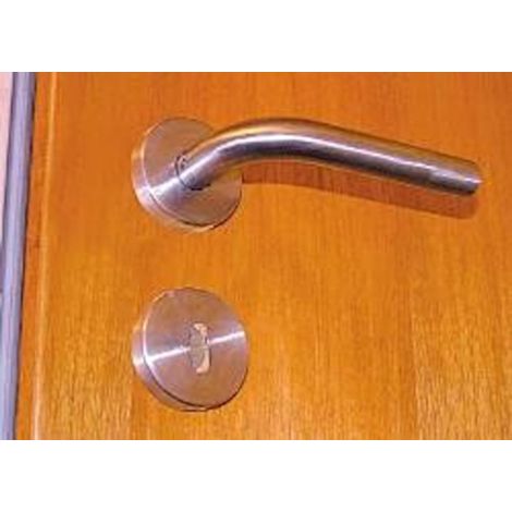 Edelstahl  Türbeschlag modernes Design Türdrückergarnitur silber